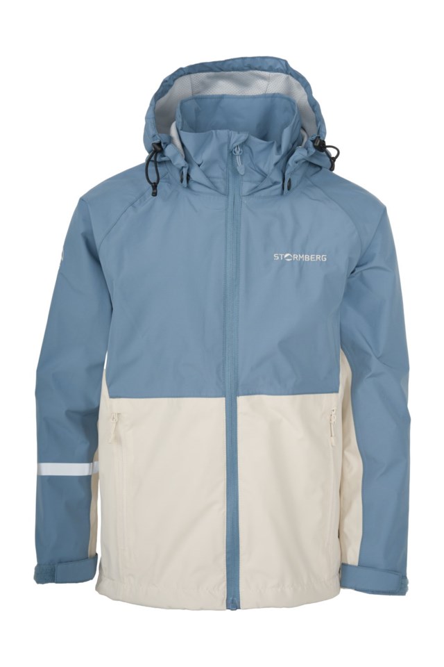Stryn skalljakke barn 8-14 Beige|Blue Barn - 1