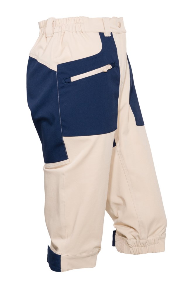 Juv nikkers Beige|Blue Dame - 1