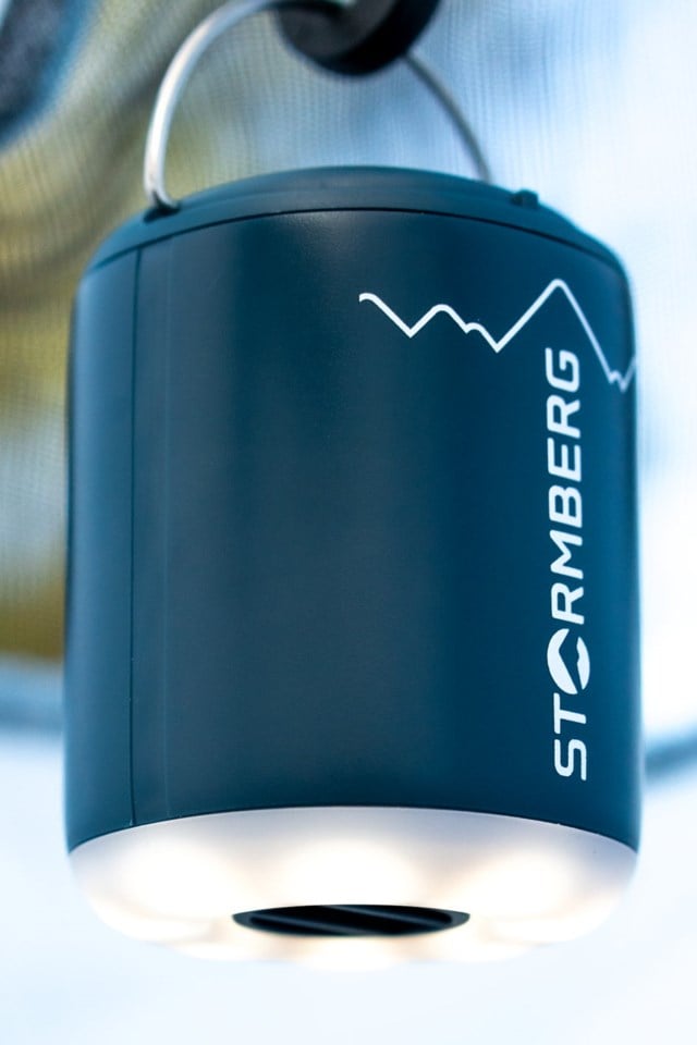 Blåsbort luftpumpe med lykt Blue Utstyr - 1