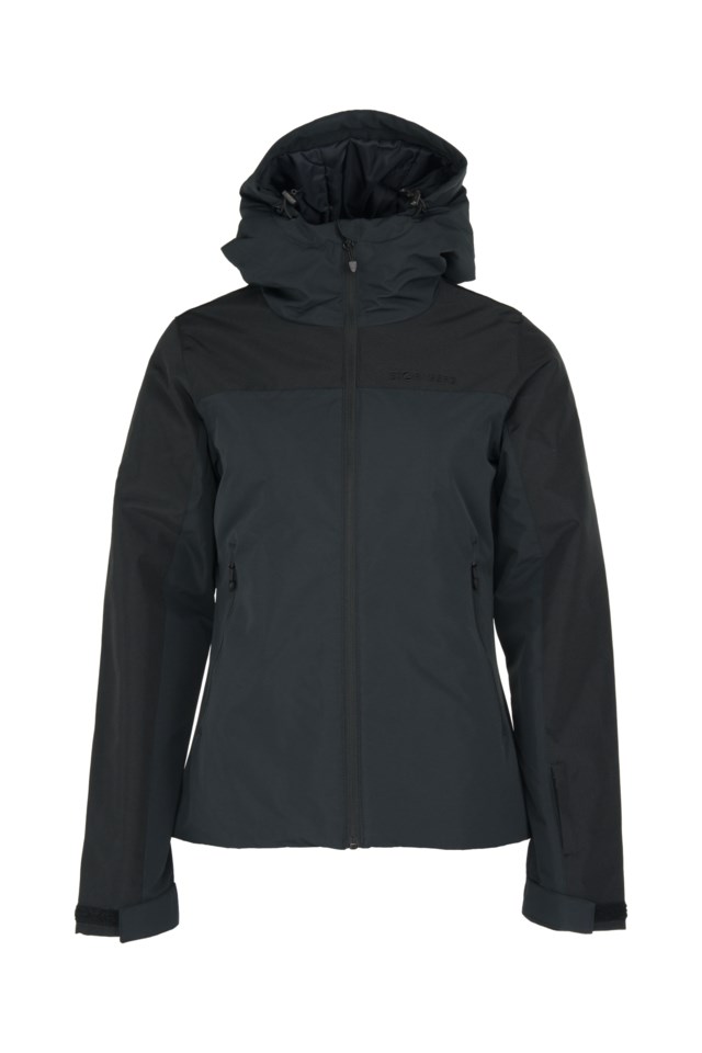 Kvitfjell vattert jakke Black Dame - 1