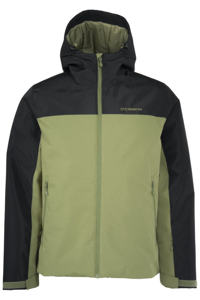 Kvitfjell vattert jakke Black|Green Herre - 1