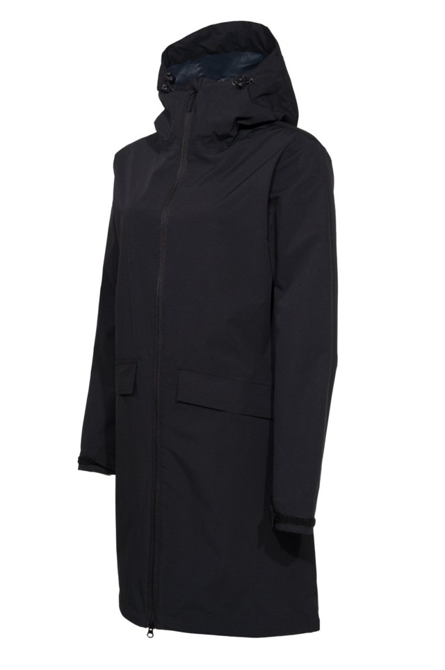 Fjørland lettvekts skallparkas Jet Black - 1