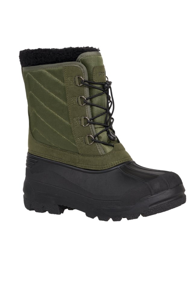 Isnes ullfôret vanntett vinterstøvel Green Herre - 1