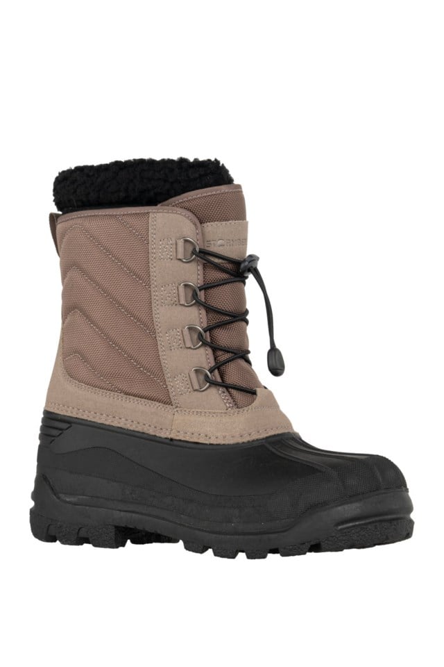 Isnes ullfôret vinterstøvel Brown Dame - 1