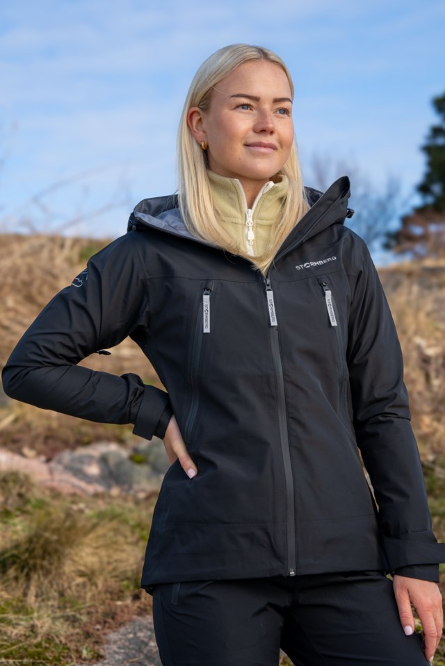 Romsdal 3-lags teknisk skalljakke Black Dame - 1