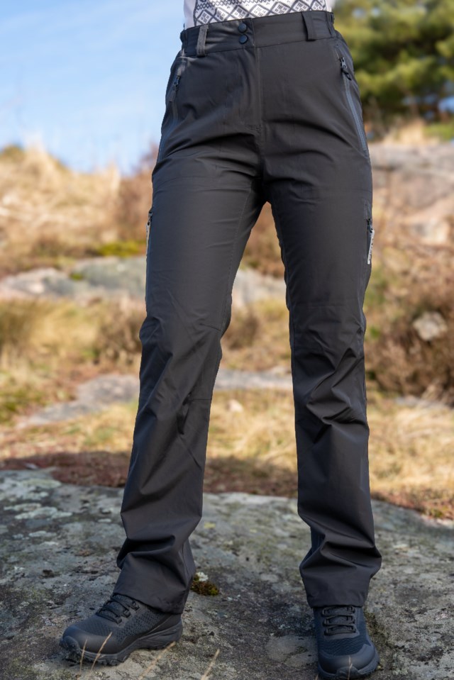 Romsdal 3-lags teknisk skallbukse Black Dame - 1