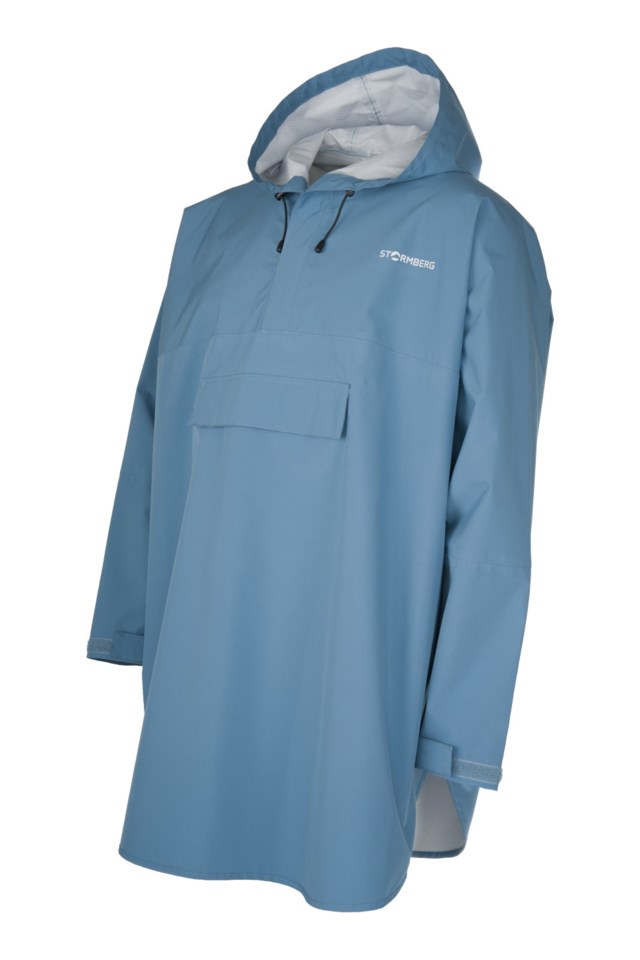 Tromsø skallponcho unisex Blue Unisex - 1