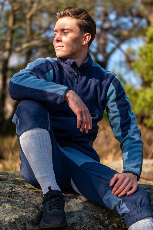 Langesund fleecejakke Dress Blues / Provincial Blue - 1