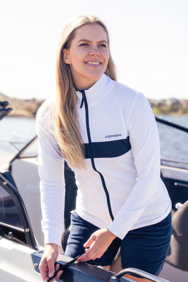 Tinndal jakke White / Dress Blues - 1