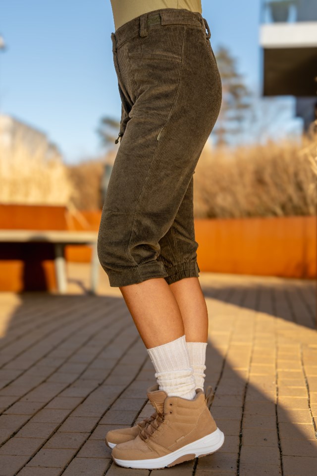 Slettefjell cord nikkers Green Dame - 1