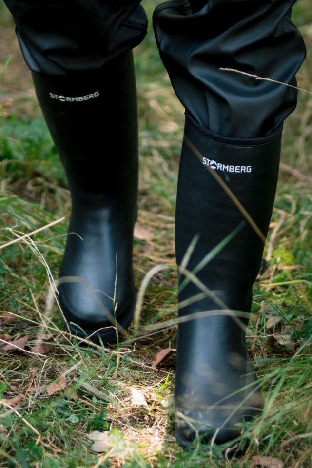 Ullavatn ullfôret gummistøvel Black Herre - 1