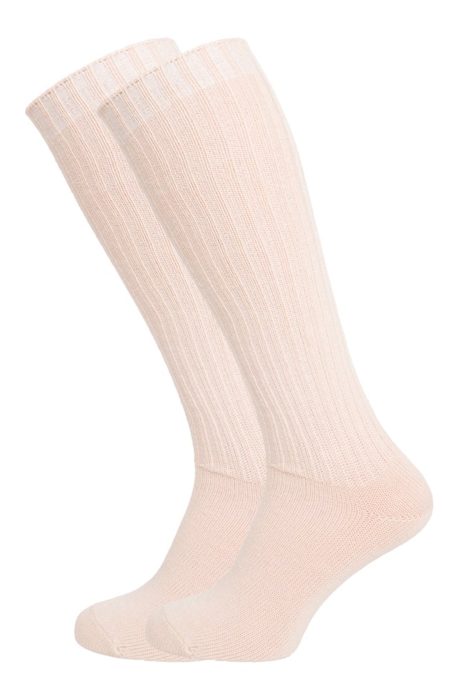 Vemork ullstrømpe Beige Unisex - 1