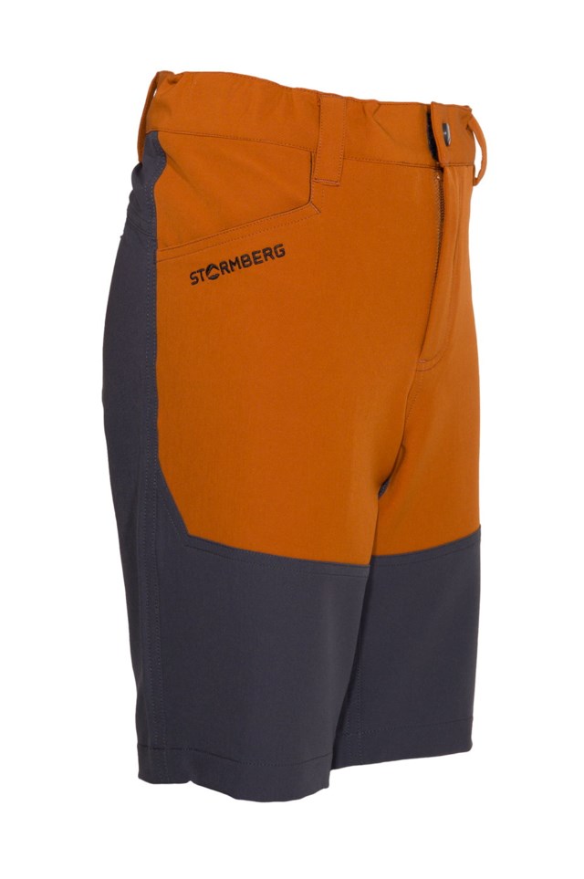 Fjellmarka turshorts barn 8-14 Glazed Ginger / Ebony - 1