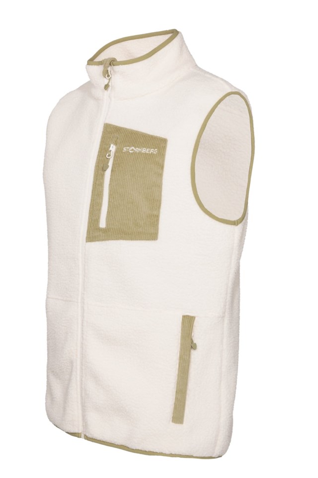 Porsanger sherpavest Gray Green / Beige - 1