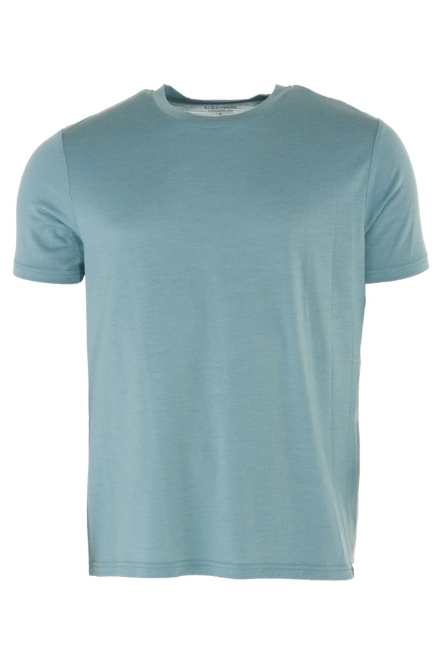 Ullerøy ull t-skjorte Goblin Blue - 1