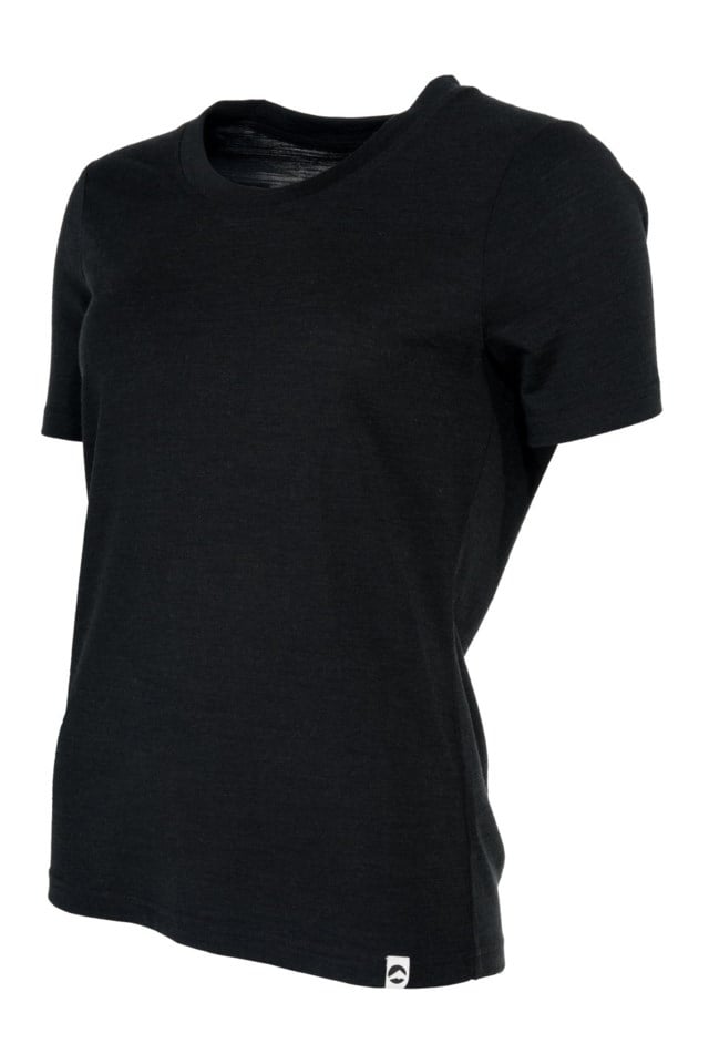 Ullerøy ull t-skjorte Jet Black - 1