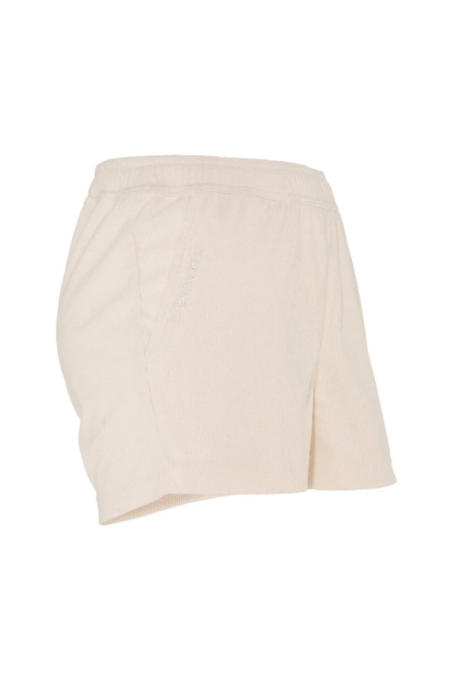 Havsand cord kort shorts Turtledove - 1