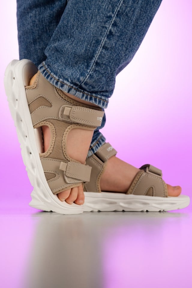 Solvang blinkesandal barn Beige Barn - 1