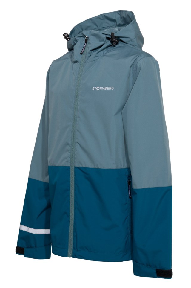 Loen skalljakke barn 8-14 Goblin Blue / Blue Coral - 1