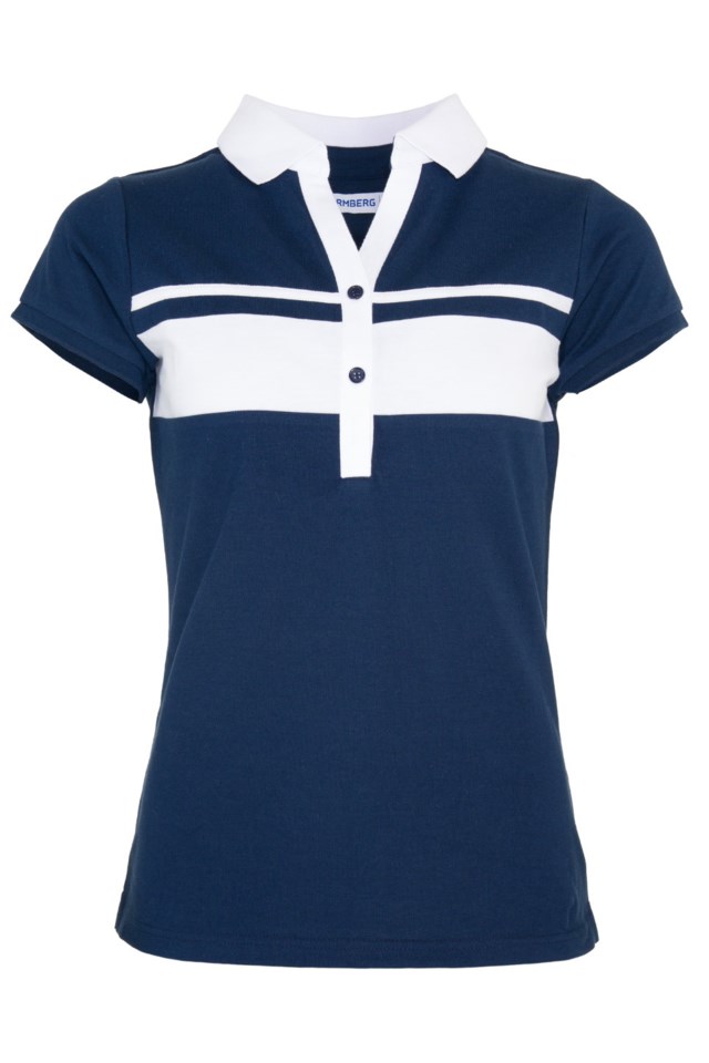 Solastranda piqueskjorte Dress Blues - 1