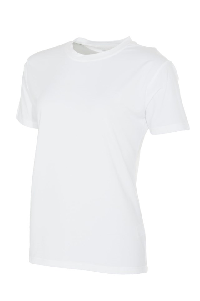 Bryne t-skjorte Bright White/Peach Nectar - 1