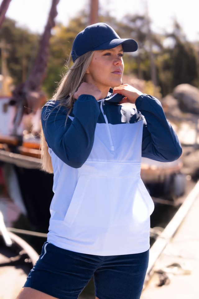 Solastranda anorakk Bright White/ Dress Blues - 1