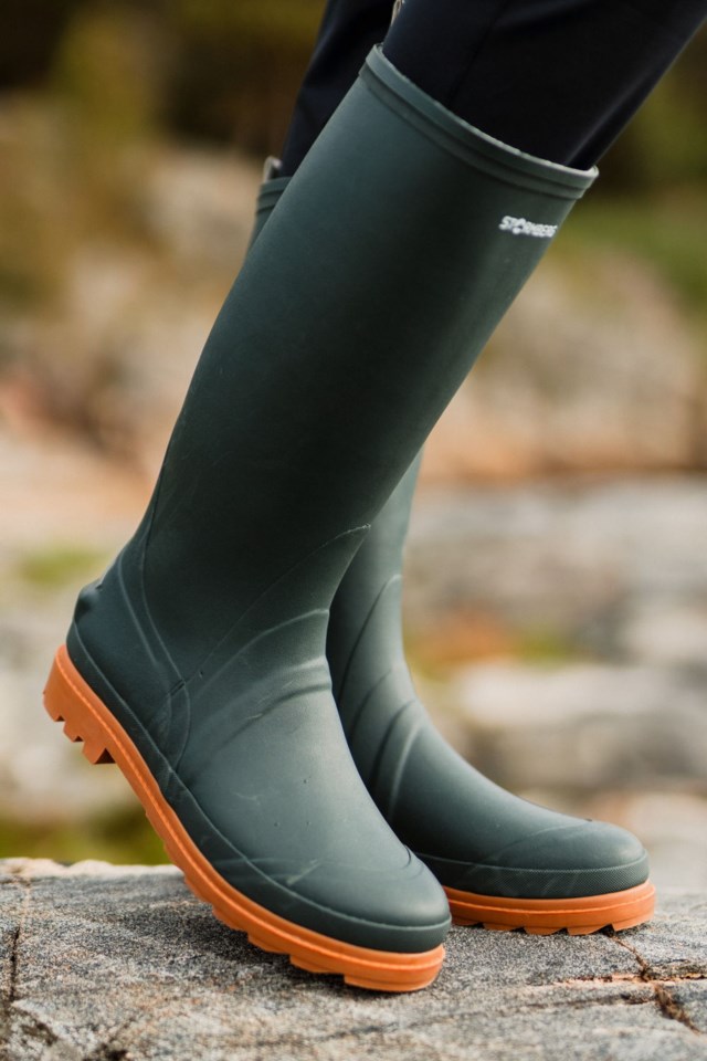 Vannfjell høy gummistøvel Green Unisex - 1