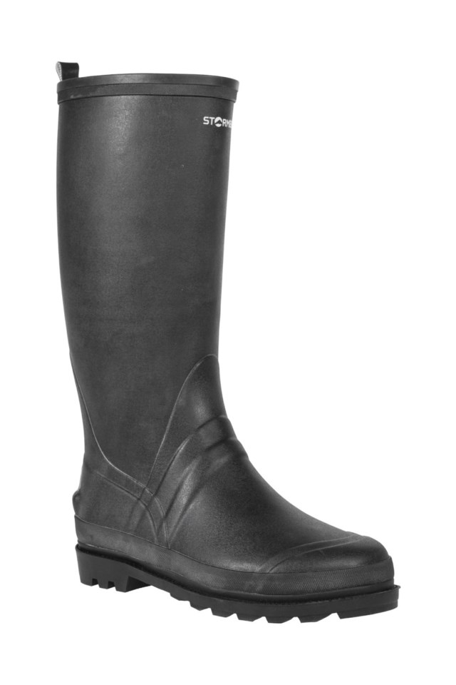Vannfjell høy gummistøvel Jet Black - 1