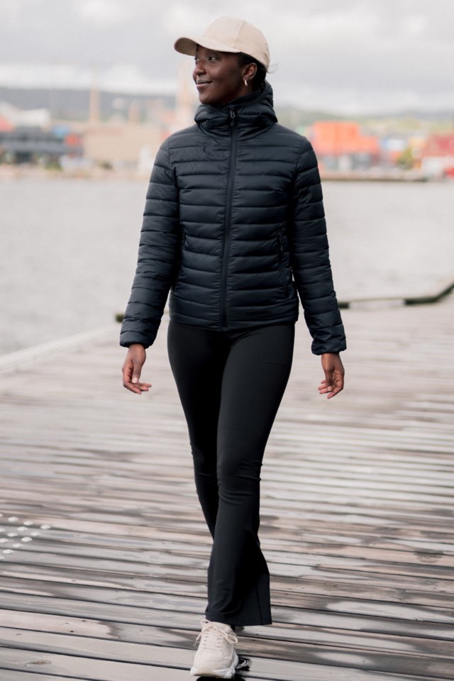 Listeid supersoft fleecebukse med sleng Black Dame - 1