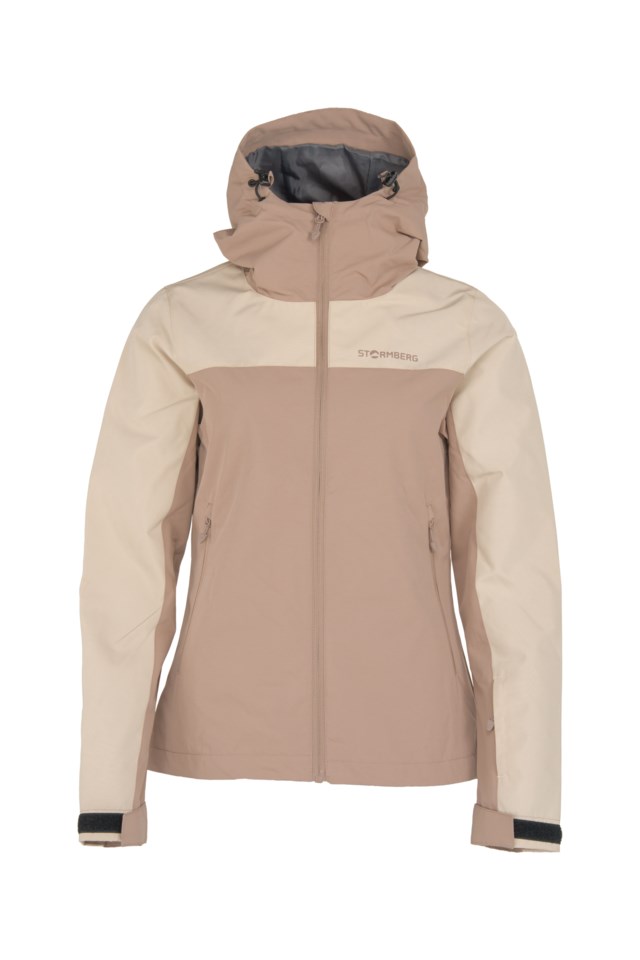 Kvitdalen fôret skalljakke Beige Dame - 1