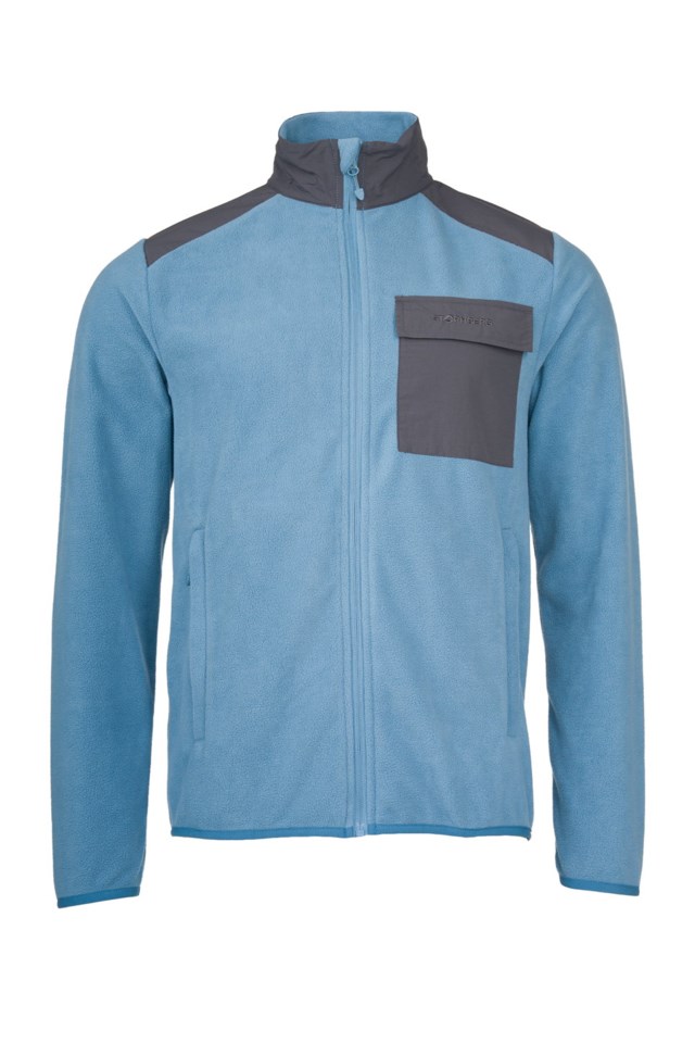 Lyngør fleecejakke Blue Herre - 1