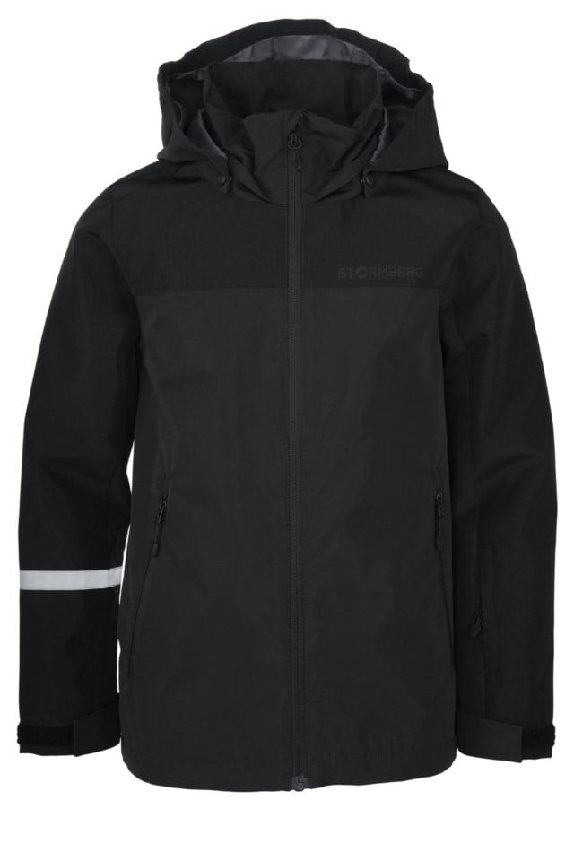 Kvitdalen fôret skalljakke barn 8-14 Black Barn - 1