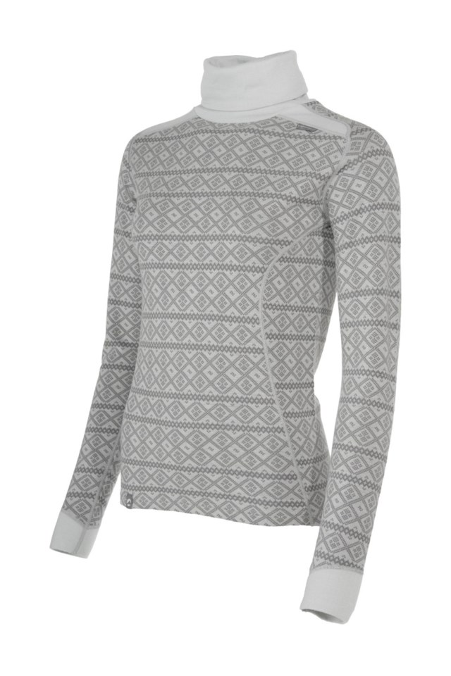 Rauland 2-lags polo ulltrøye Steel Gray / Jet Black - 1