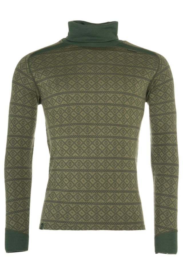 Rauland 2-lags polo ulltrøye herre Green Herre - 1