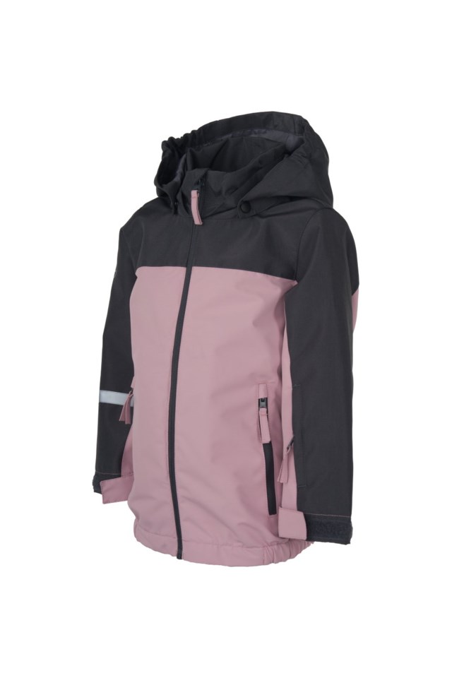 Kvitfjord skalljakke barn 1-7 Grey|Pink Barn - 1