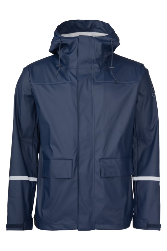 Lofoten lettvekts regnjakke Blue Herre - 1