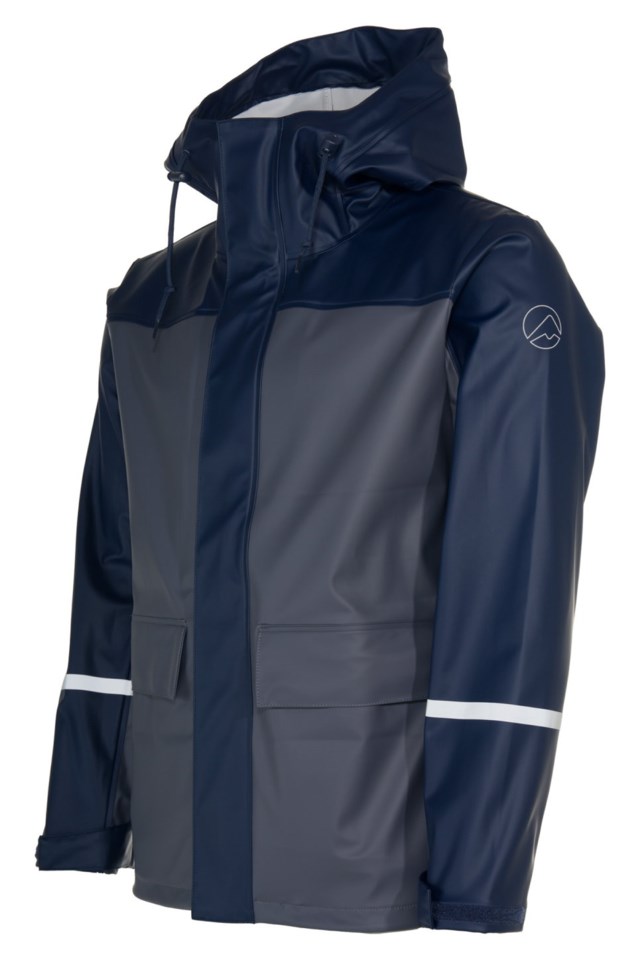 Lofoten regnjakke Grey|Blue Herre - 1