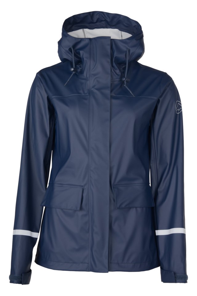 Lofoten lettvekts regnjakke Blue Dame - 1