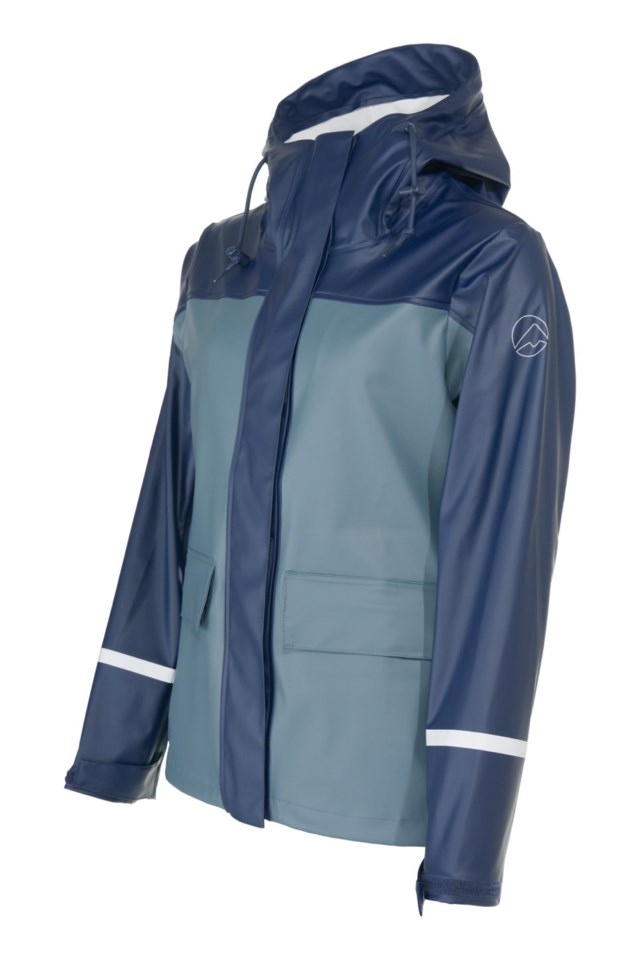 Lofoten regnjakke Blue Dame - 1