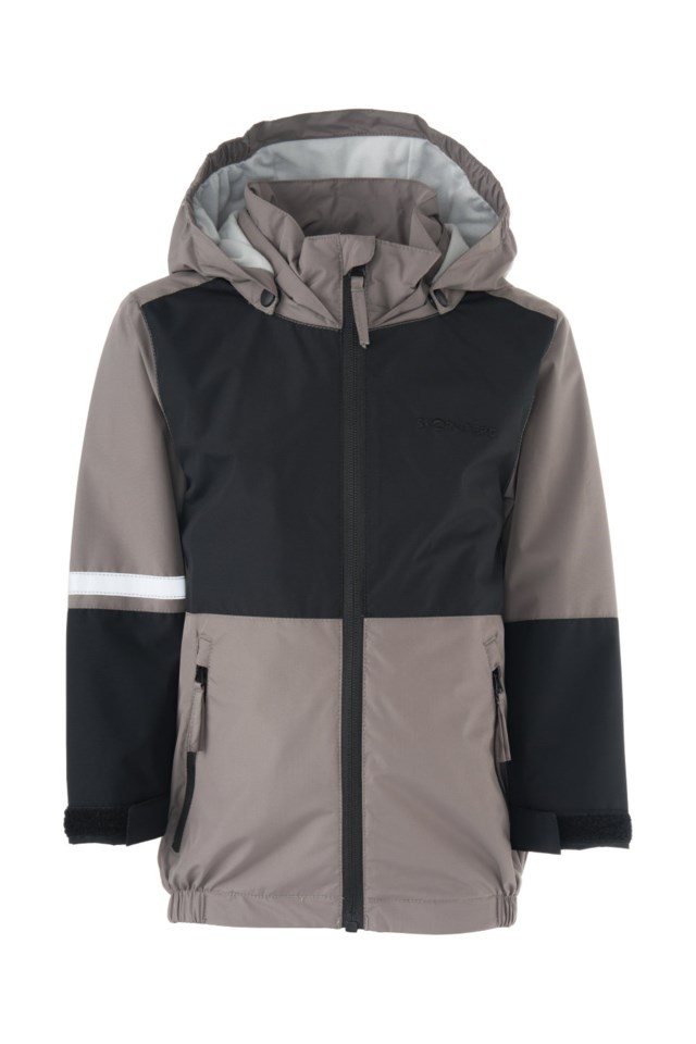 Geiranger fôret skalljakke barn 1-7 Black|Grey Barn - 1