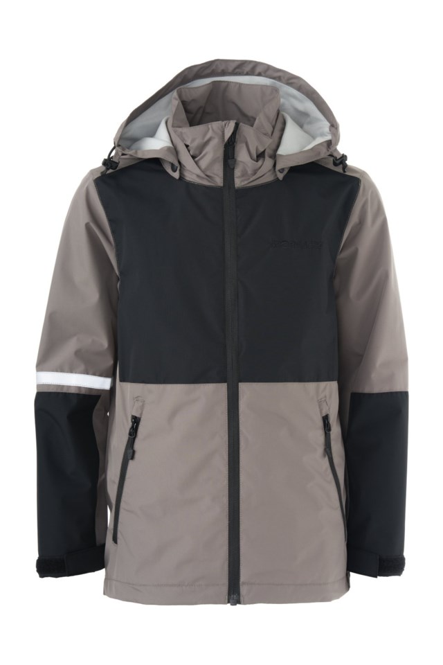 Geiranger fôret skalljakke barn 8-14 Black|Grey Barn - 1