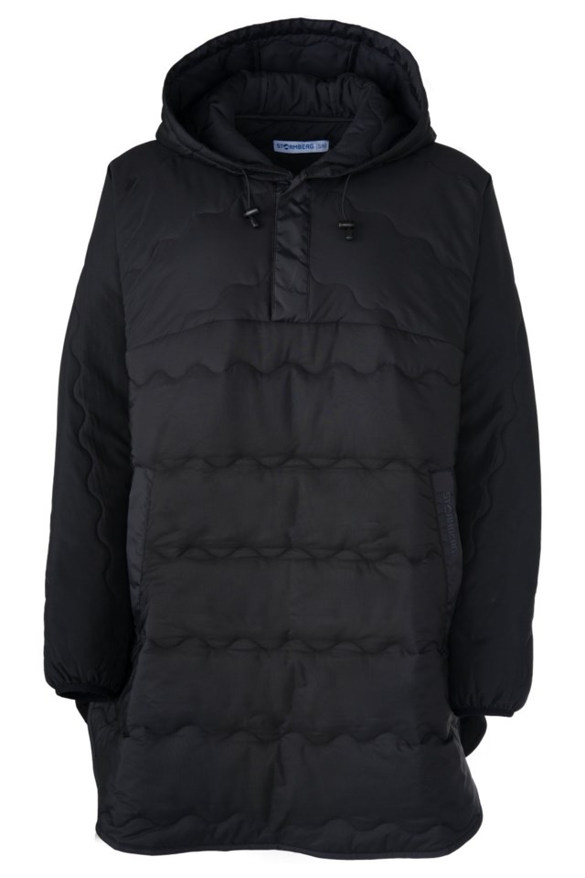 Voieåsen vattert poncho Black Dame - 1