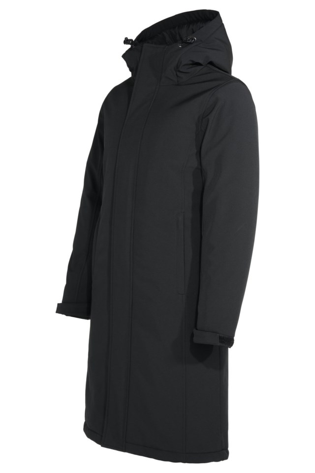 Østisen vattert parkas Black Dame - 1