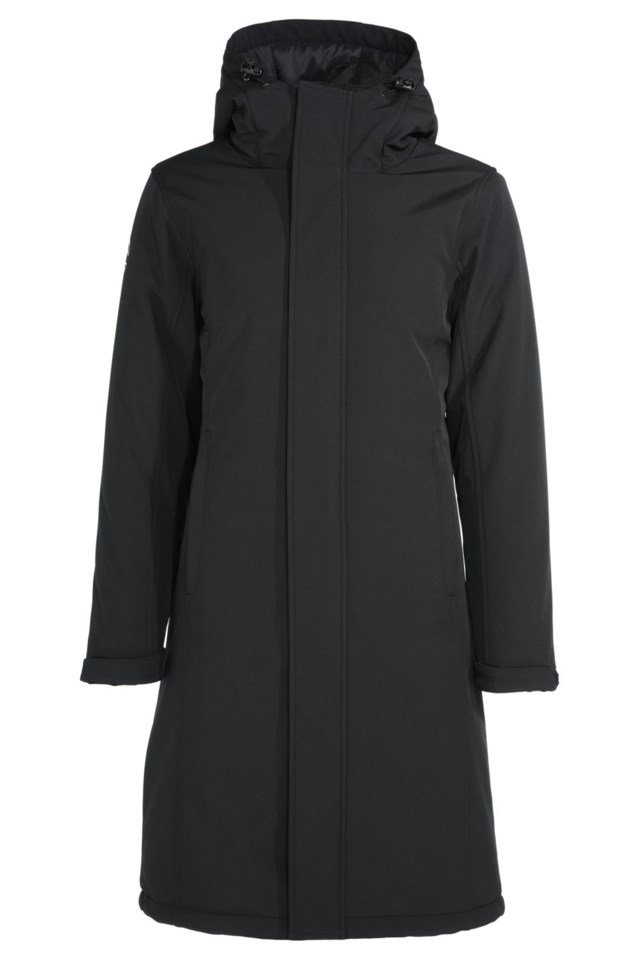 Østisen vattert parkas Black Dame - 1