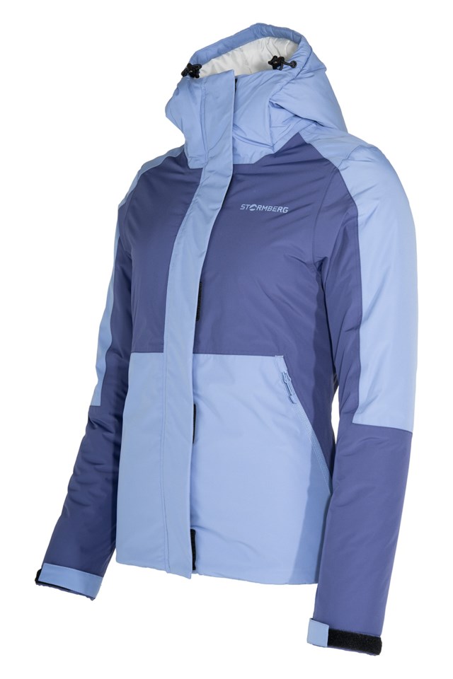 Vestfonna vattert skalljakke Blue Dame - 1