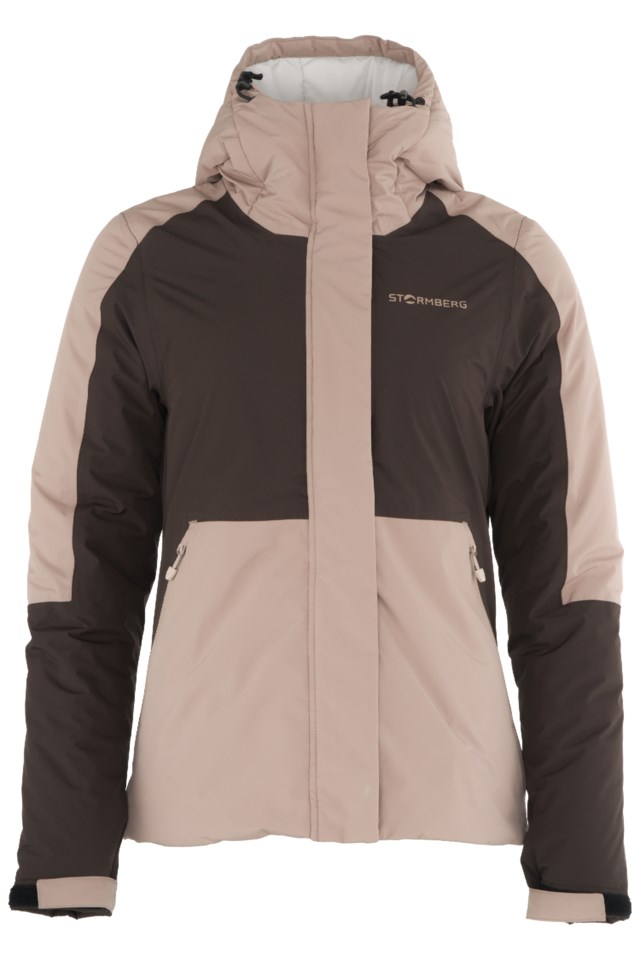 Vestfonna vattert skalljakke Brown Dame - 1