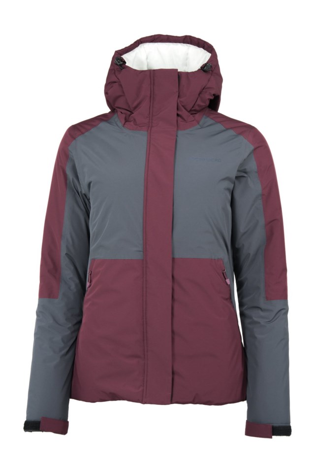 Vestfonna vanntett vinterjakke Purple|Grey Dame - 1