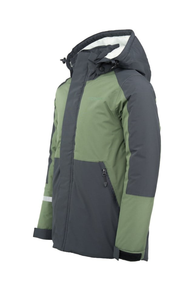 Vestfonna vanntett vinterjakke barn 8-14 Grey|Green Barn - 1