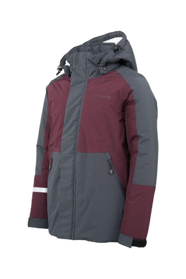Vestfonna vanntett vinterjakke barn 8-14 Grey|Purple Barn - 1