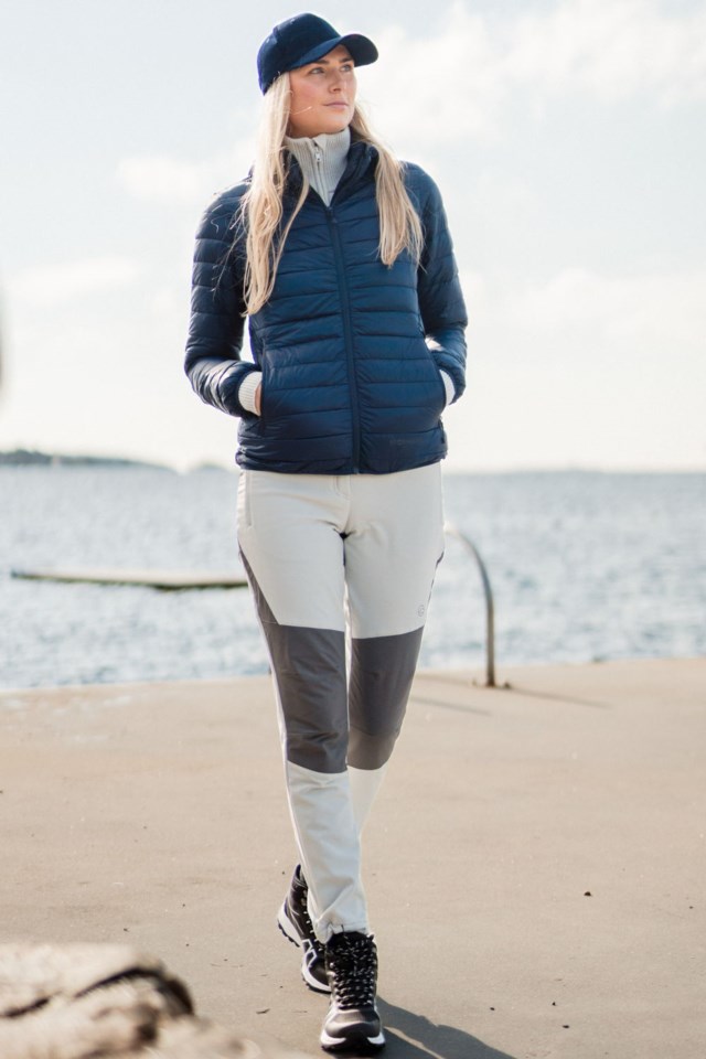 Folgelia jakke m/ hette Blue Dame - 1